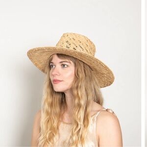 Wyeth Suki Straw Hat in Light Tan